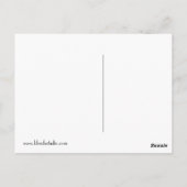 Briefkaart van de vogelpest (Achterkant)