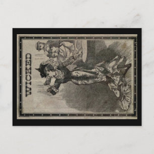 Briefkaart van de vrouw
