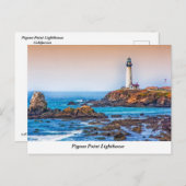 Briefkaart van de vuurtoren van duif (Voorkant / Achterkant)