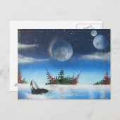 Briefkaart van de walvis (Voorkant / Achterkant)