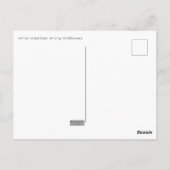 Briefkaart van de wilde bloemen (Achterkant)