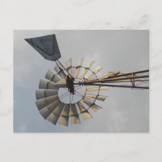 Briefkaart van de windmolen