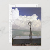 Briefkaart van de windmolen (Voorkant / Achterkant)