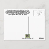 Briefkaart van de windmolen (Achterkant)