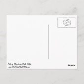 Briefkaart van de witte dolfijn in de Stille Oceaa (Achterkant)