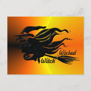 Briefkaart van de witte witch