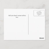 briefkaart van de woordvoerder-islam dawah (Achterkant)