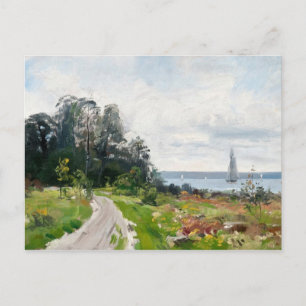 Briefkaart van de Zeilboten van Abrahamsson