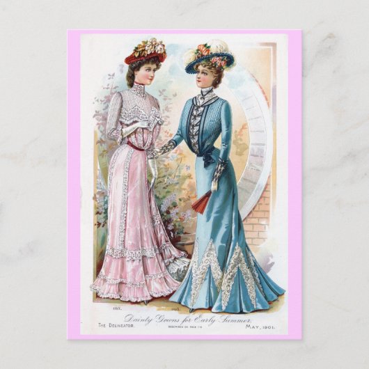 Briefkaart van de zomerpersen van 1901 (Voorkant)