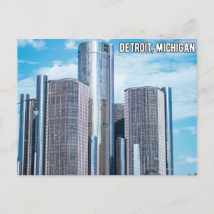Briefkaart van Detroit Michigan