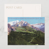 Briefkaart van Dolomites Italiaans Briefkaart (Voorkant / Achterkant)