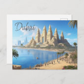 Briefkaart van Dubai (Voorkant / Achterkant)