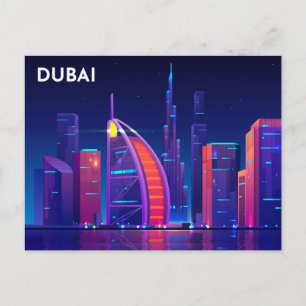 Briefkaart van Dubai Verenigde Arabische Emiraten