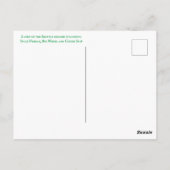 Briefkaart van een collage van Seattle's Skyline (Achterkant)