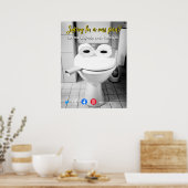 briefkaart van een grappig vastgoed poster (Keuken)