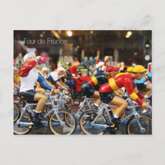 Briefkaart van een raam met de afbeelding van Tour