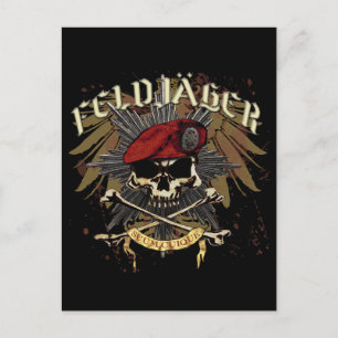 Briefkaart van Fieldjager