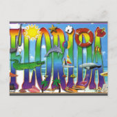  Briefkaart van Florida (Voorkant)