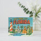 BRIEFKAART VAN FLORIDA (Staand voorkant)