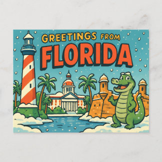 BRIEFKAART VAN FLORIDA