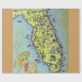  Briefkaart van Florida Cadeaupapier (Vlak)