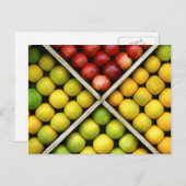 Briefkaart van fruit en levensmiddelen 10 (Voorkant / Achterkant)