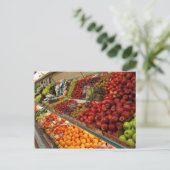 Briefkaart van fruit en levensmiddelen 78 (Staand voorkant)
