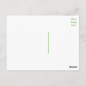 Briefkaart van gele labrador Retriever Puppy Dog (Achterkant)