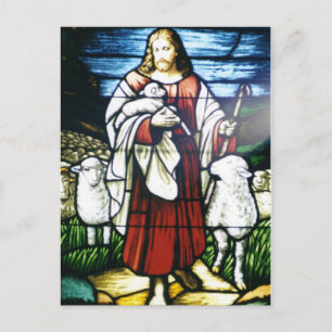 Briefkaart van glas