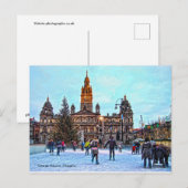 Briefkaart van Glasgow (Voorkant / Achterkant)