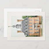 Briefkaart van gouverneur Palace (Voorkant / Achterkant)