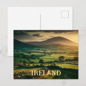 Briefkaart van Groen Ierland (Voorkant / Achterkant)