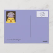 briefkaart van grumpy kip (peep) (Achterkant)