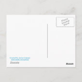 Briefkaart van haaien (Achterkant)