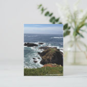 Briefkaart van hagedipunt, Cornwall (Staand voorkant)