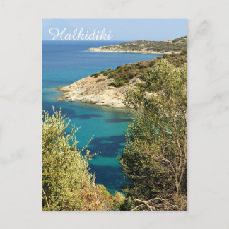 Briefkaart van Halkidiki