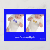 Briefkaart van Hanukah en (Achterkant)