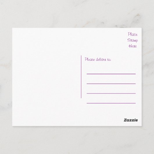 Briefkaart van Havanese Puppy Dog (Achterkant)