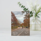 Briefkaart van Herfst in High Park Toronto Canada (Staand voorkant)