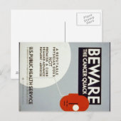 Briefkaart van het Amerikaanse ministerie van Volk (Voorkant / Achterkant)