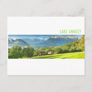 Briefkaart van het Annecy-meer