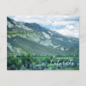 Briefkaart van het berglandschap van de Colorado (Voorkant)
