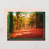 Briefkaart van het bos (Voorkant / Achterkant)