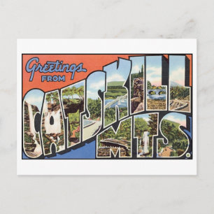 Briefkaart van het  Catvaardigheidsgebergte