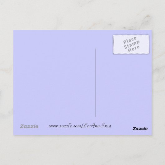 Briefkaart van het fluitpatroon van Peony (Achterkant)