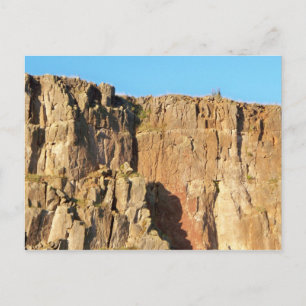 Briefkaart van het gezicht van Spure Cliff