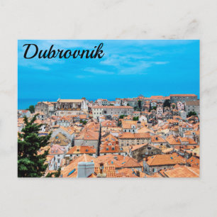 Briefkaart van het historische centrum Dubrovnik