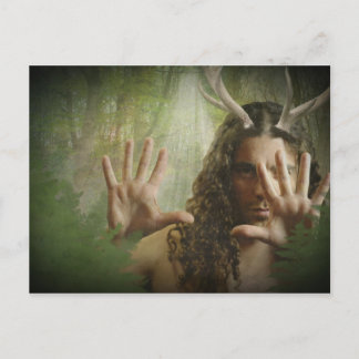 Briefkaart van het Horned God Forest