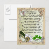 Briefkaart van het Ierse Huis van Afbijten (Voorkant / Achterkant)