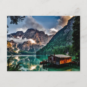 Briefkaart van het Italiaanse meer